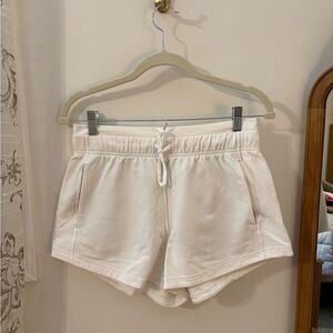 Lululemon Athletica White Athletic Shorts